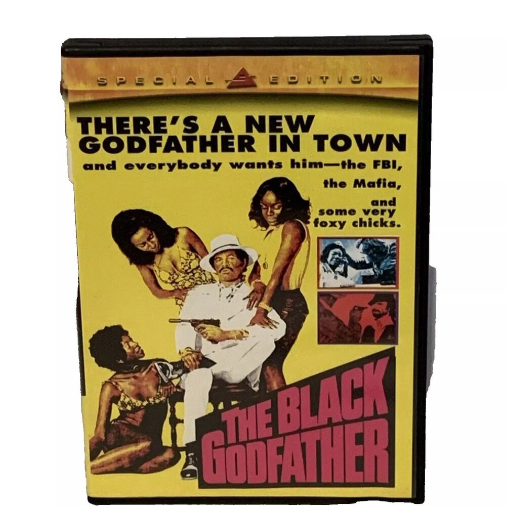 The Black Godfather (DVD, 2004) Full Screen Rod Perry, Don Chastain 1974